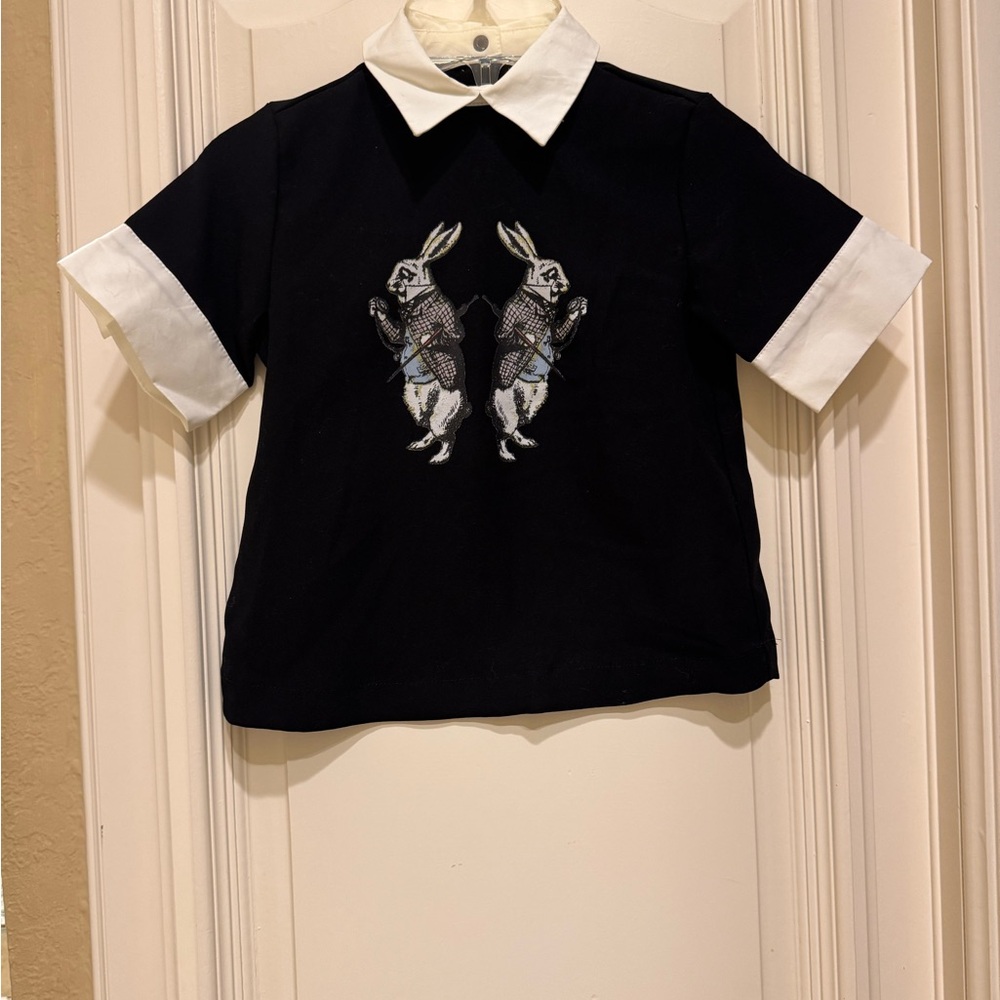 Victoria Beckham for Target Black and White Rabbit Shirt
